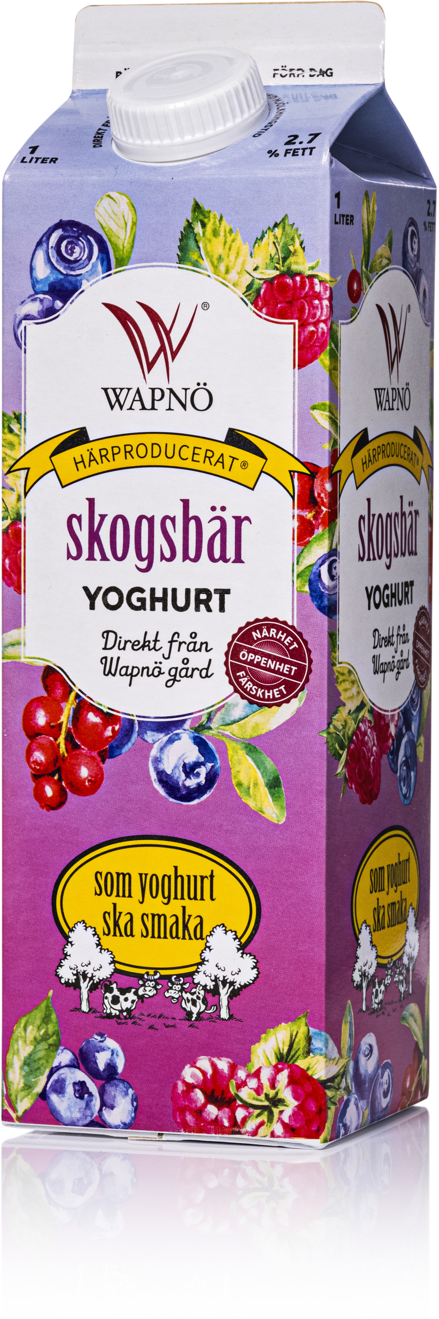 Yoghurt Skogens bär 2,7%