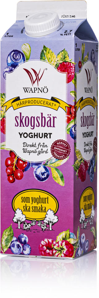 Yoghurt Skogens bär 2,7%