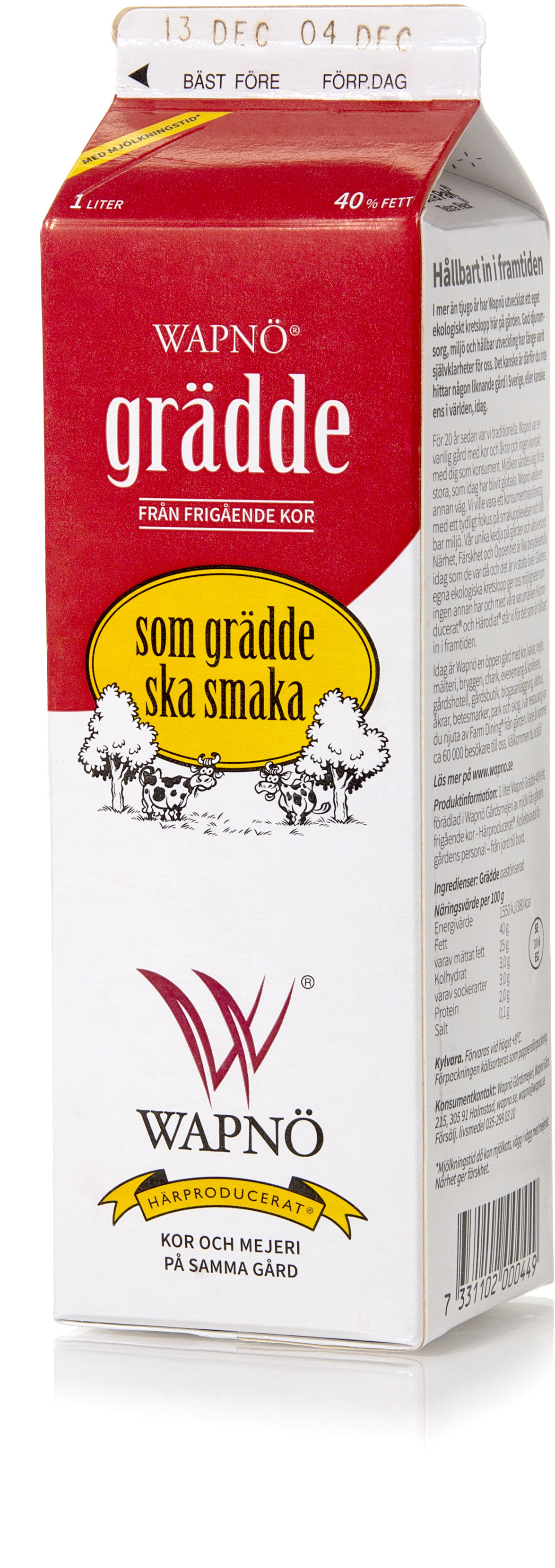 Vispgrädde 40%
