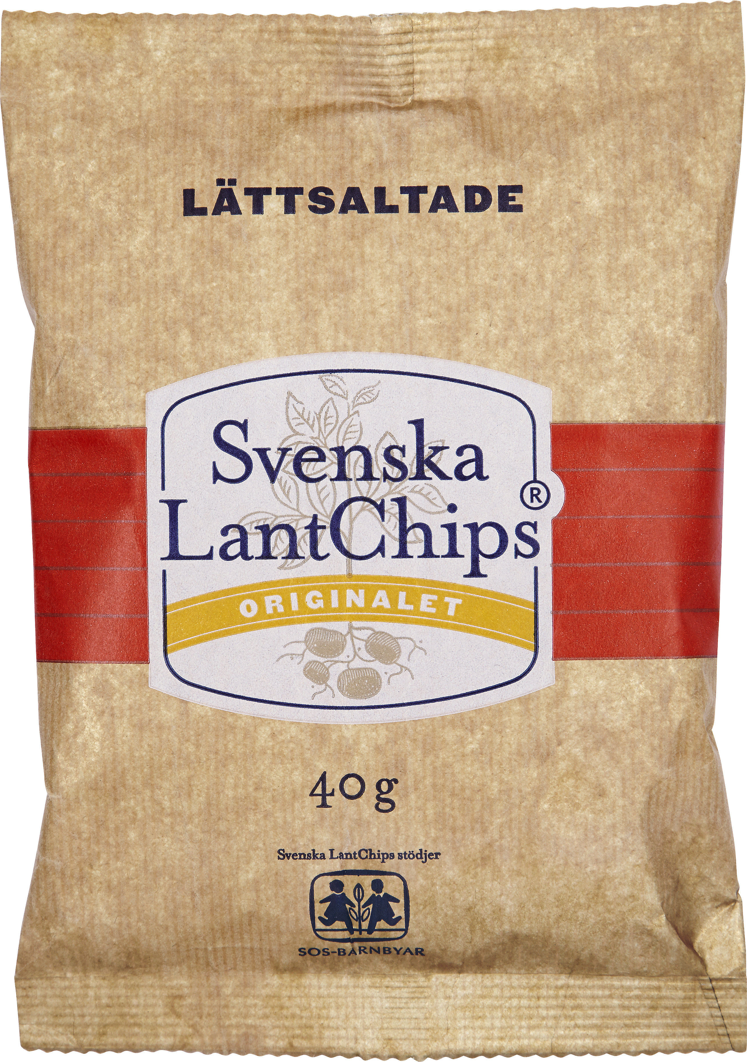 Lantchips Lättsaltade