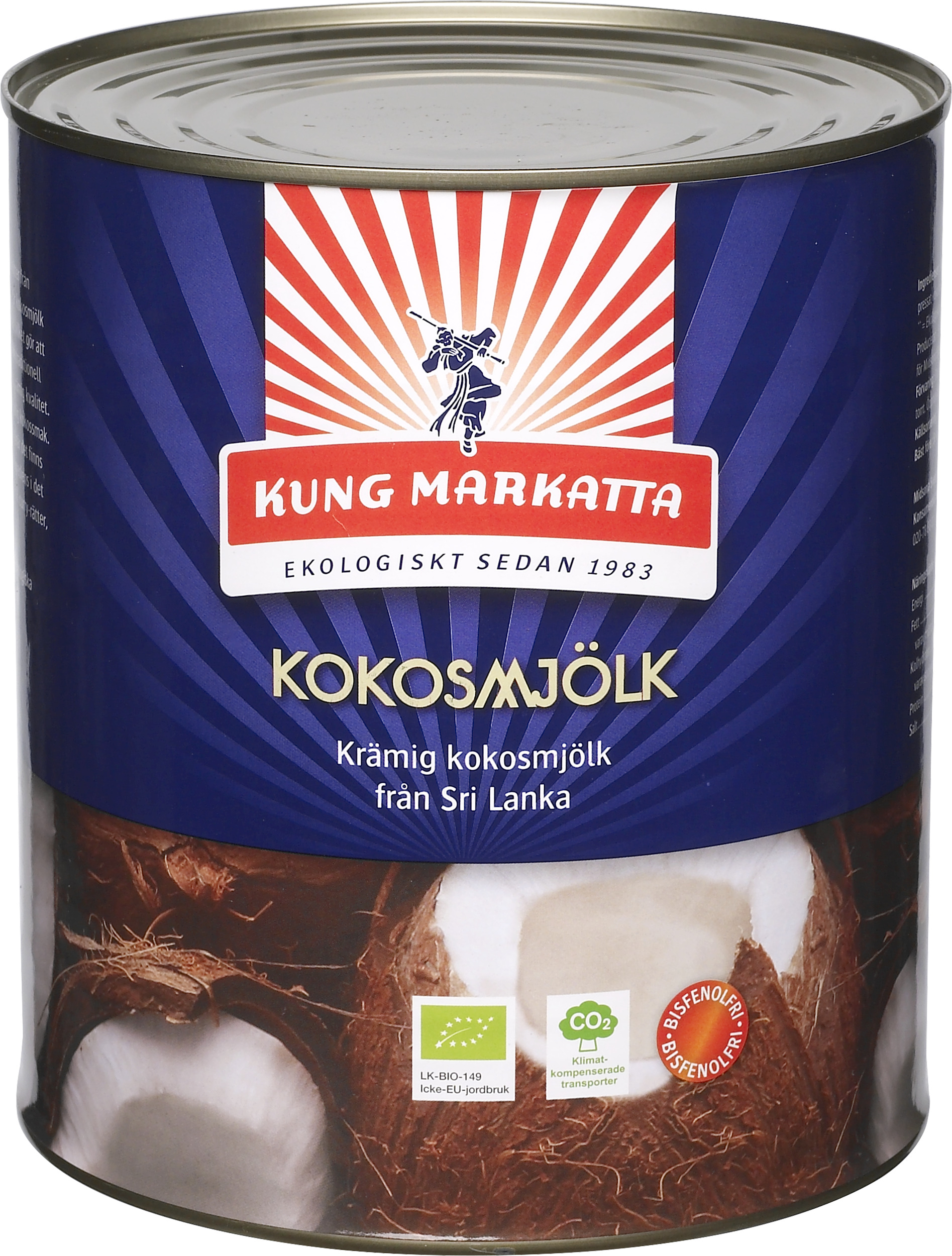 Kokosmjölk krämig 18% EKO