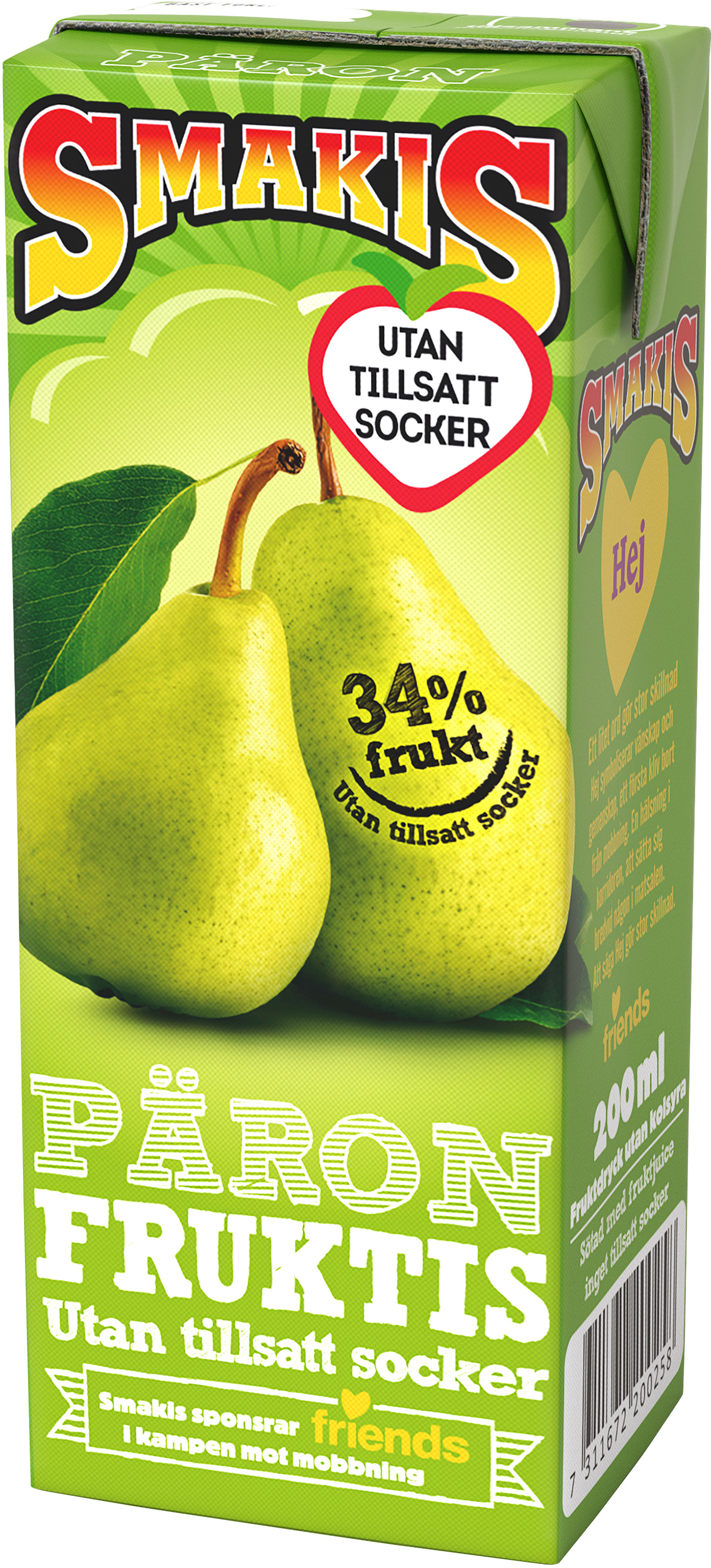 Fruktis Päron Utan Tillsatt Socker