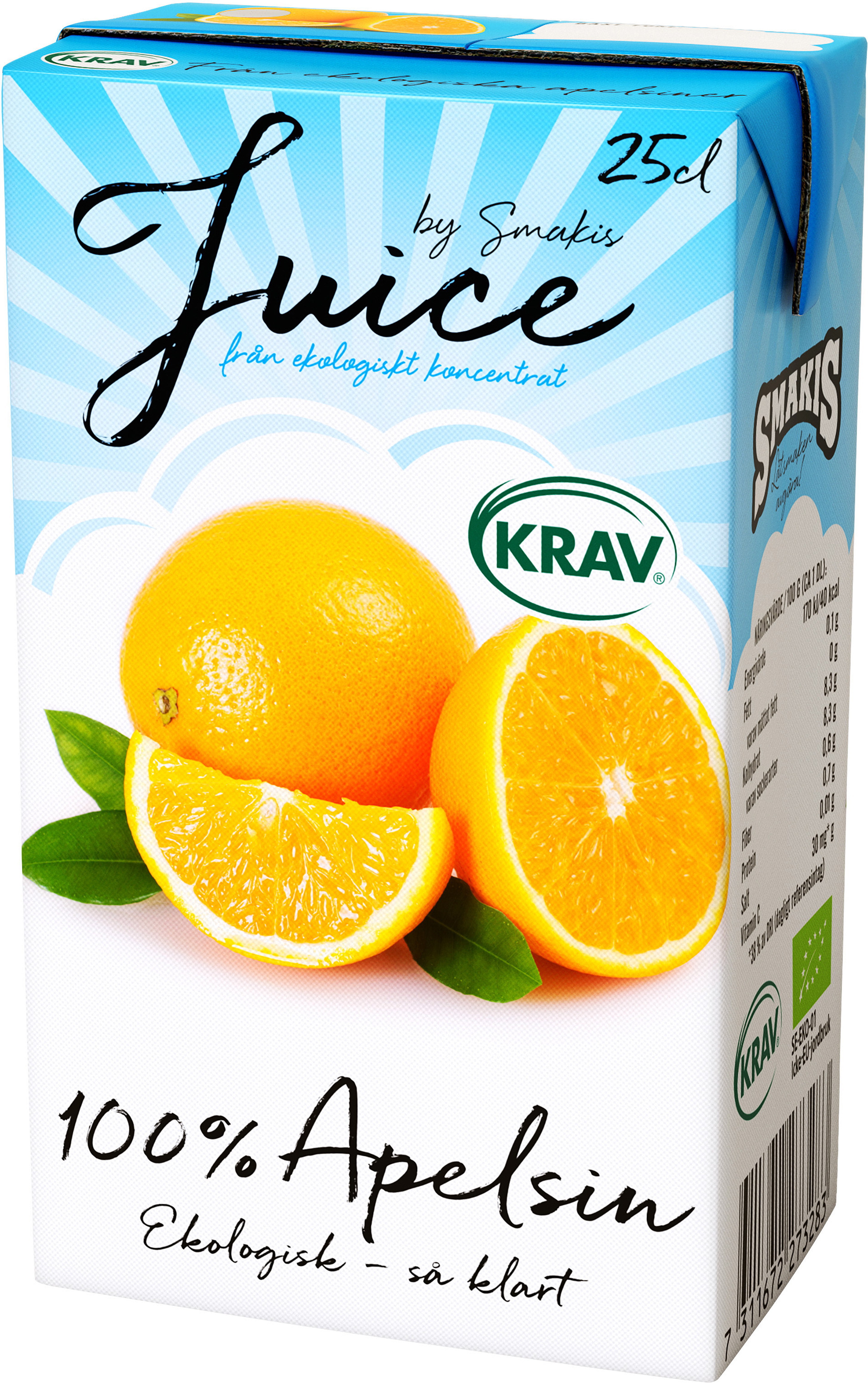 Smakis Apelsin Juice EKO KRAV