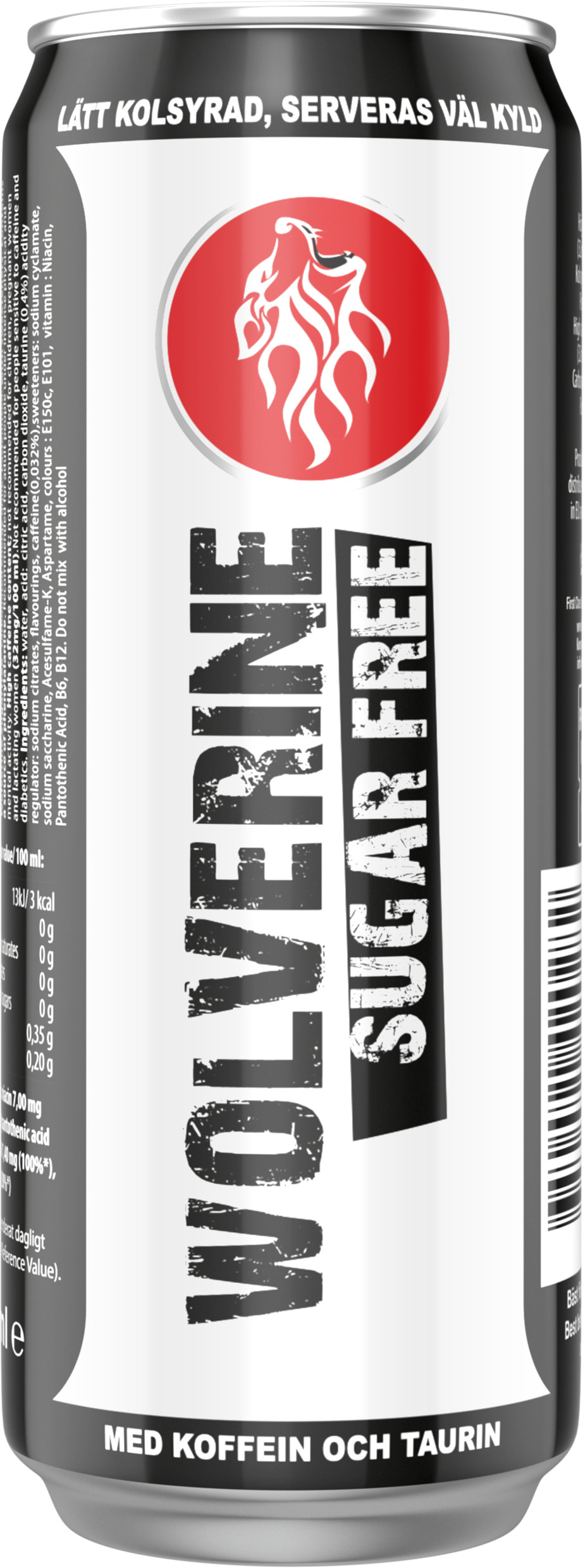 Wolverine Energidryck Sockerfri BRK