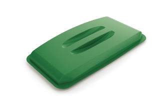 Lock till 60L plast grön