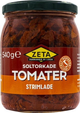 Soltorkade Tomater Strimlade