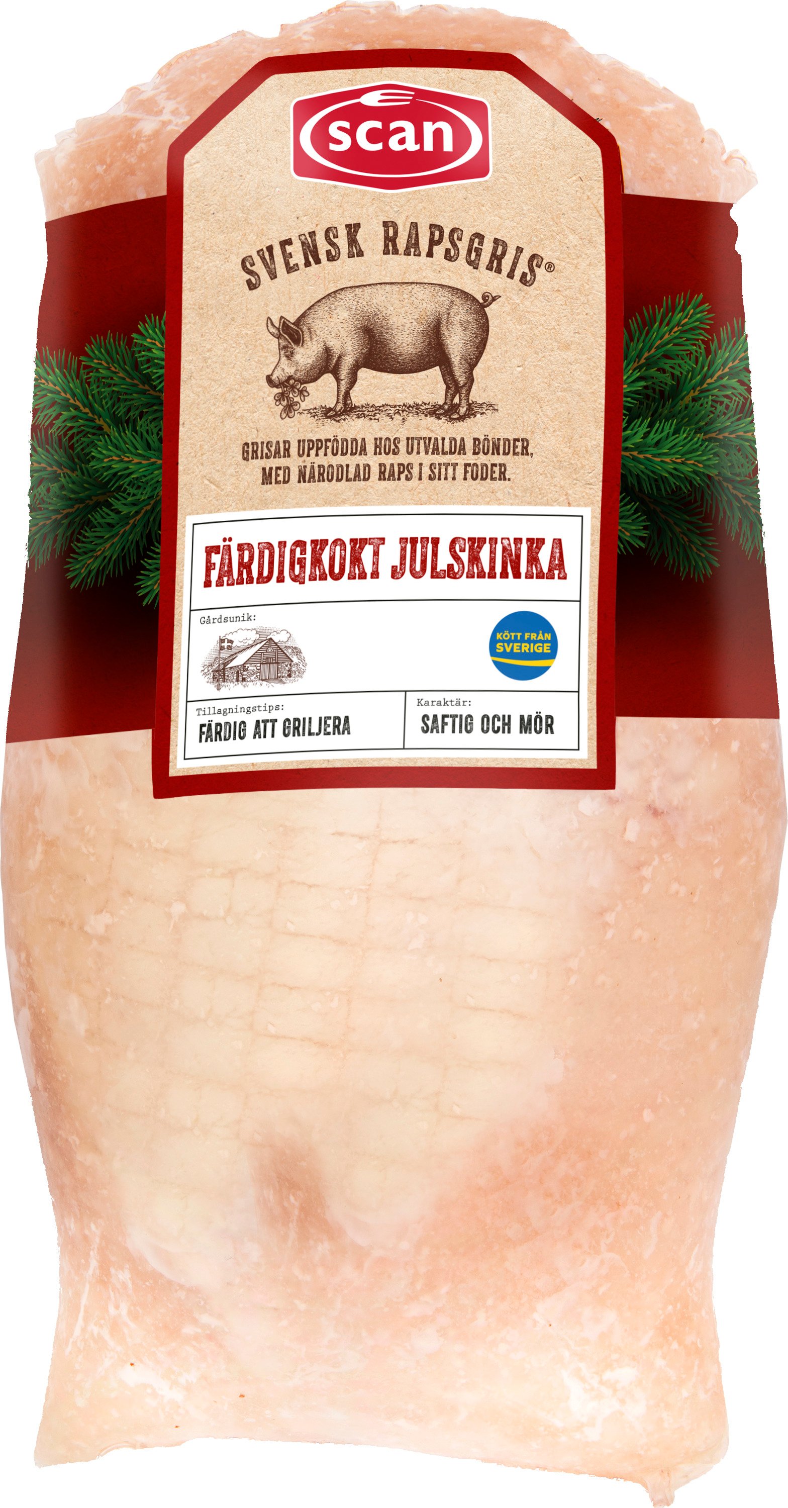 Julskinka Kokt Rapsgris