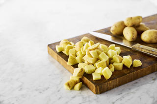 Potatis Tärnad med Skal 20mm