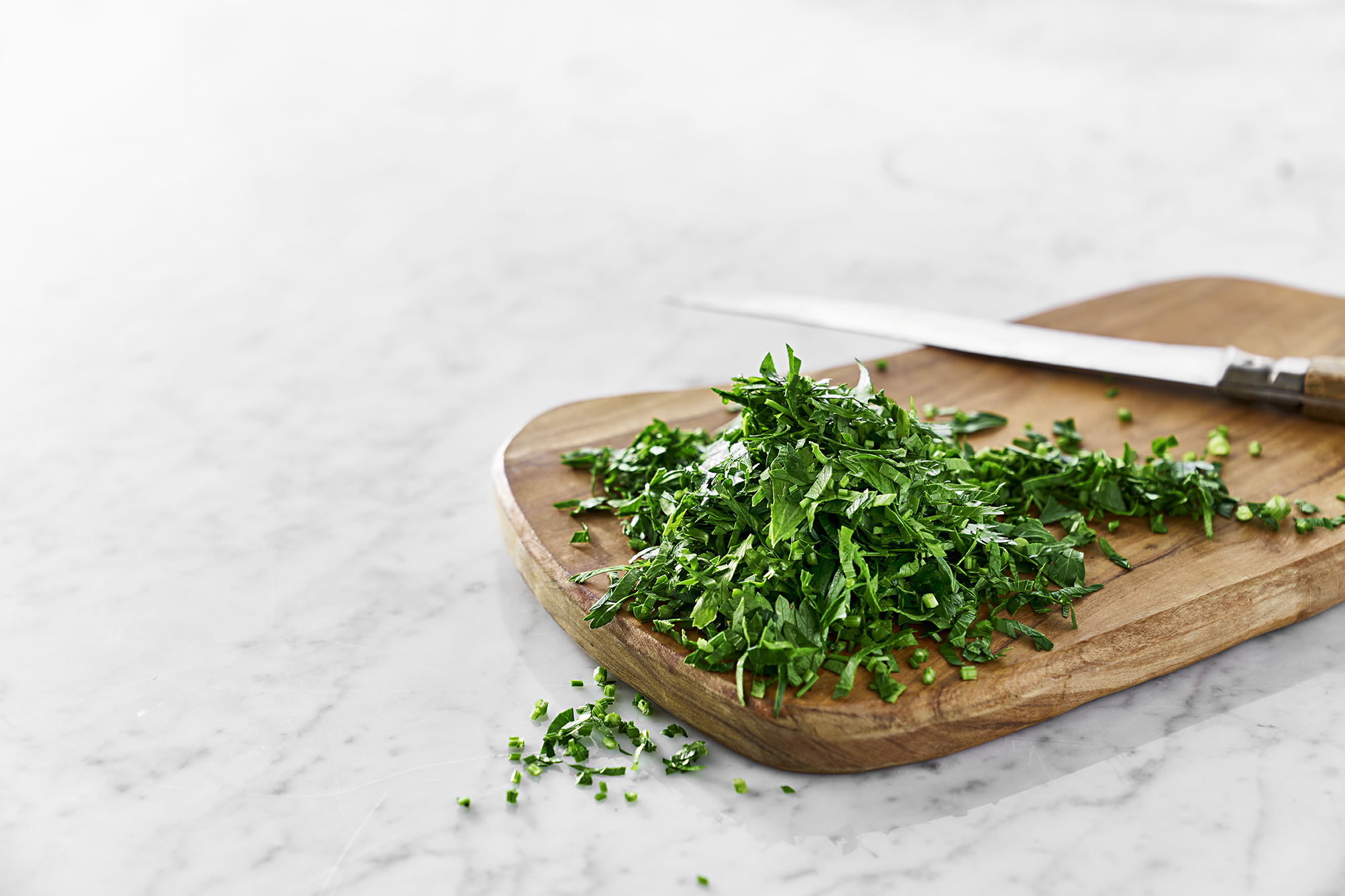 Bladpersilja Strimlad