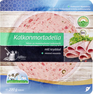Mortadella Kalkon Skivad