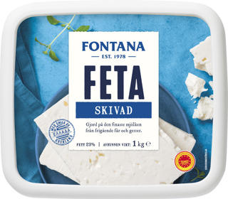 Skivad Fetaost 23%