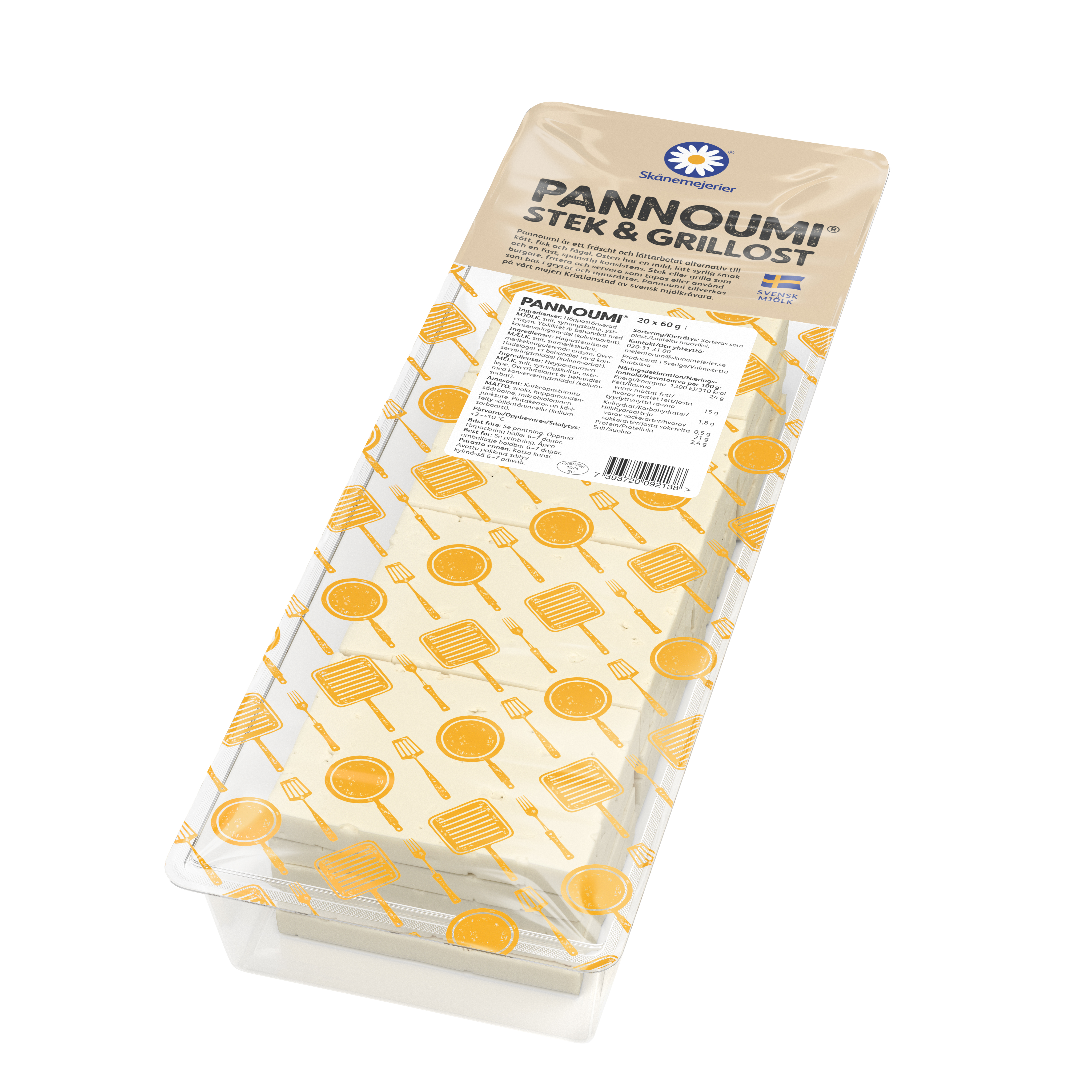 Pannoumi Stek & Grillost 25% Skivad 20x60gr