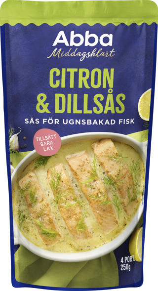 Citron & dillsås för ugnsbakad lax