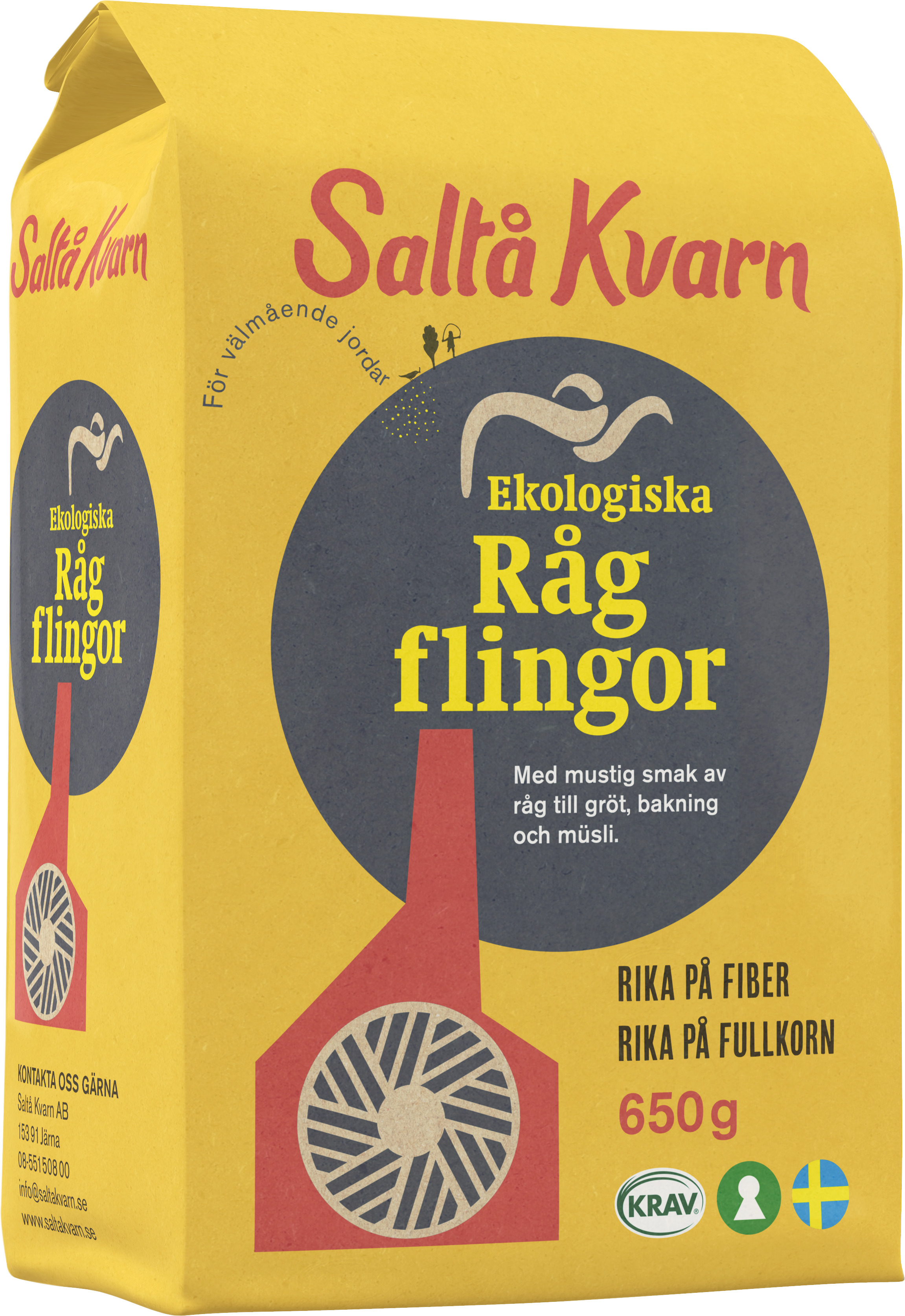Rågflingor EKO KRAV