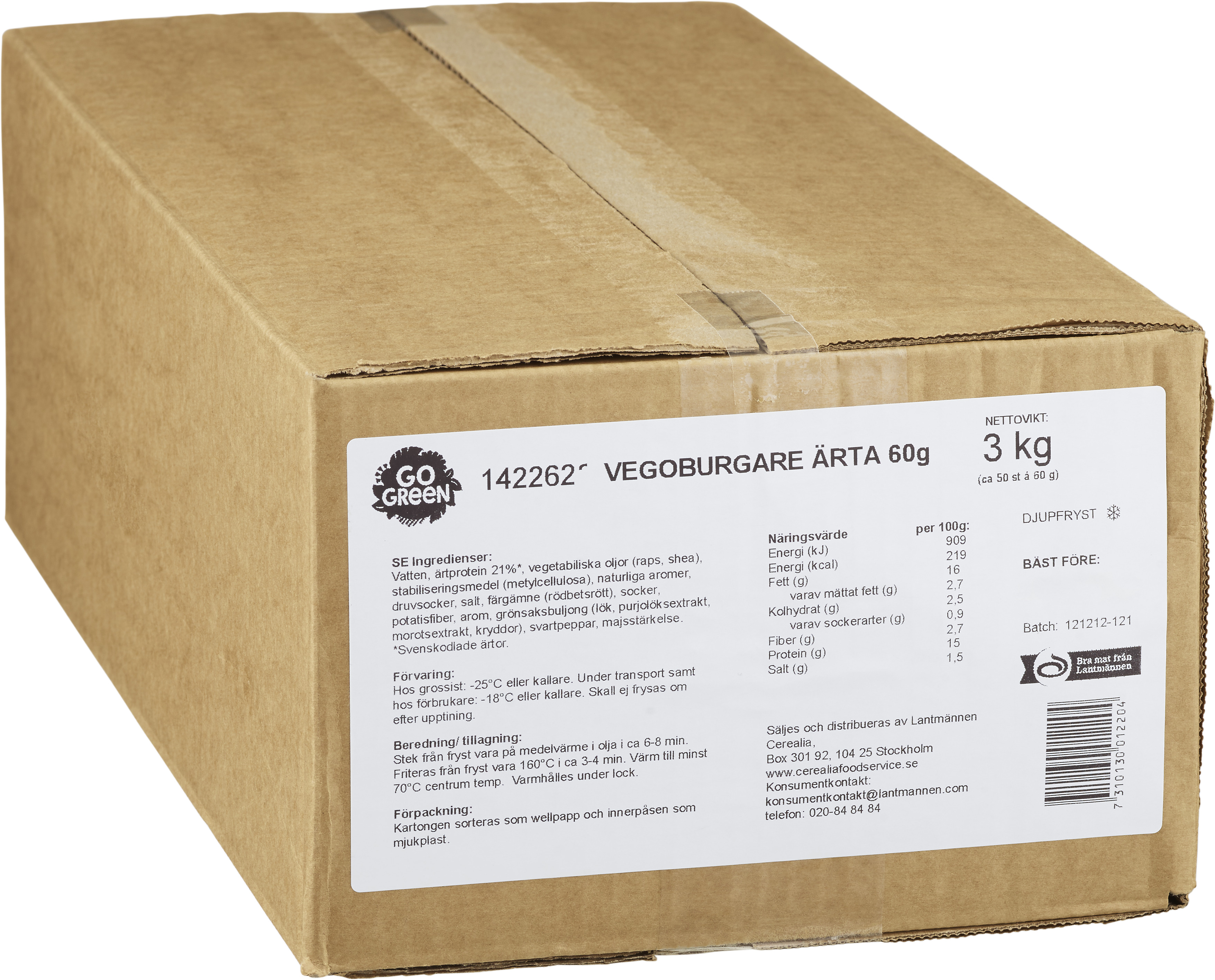 Vegoburgare Ärta