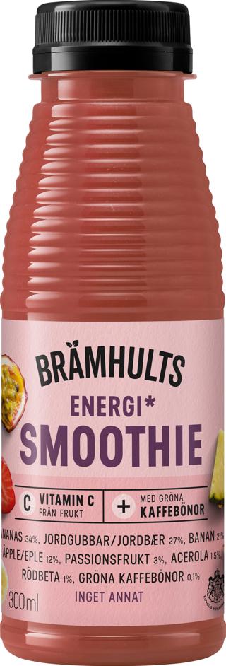 Smoothie Energi Ananas Jordgubb Passion PET