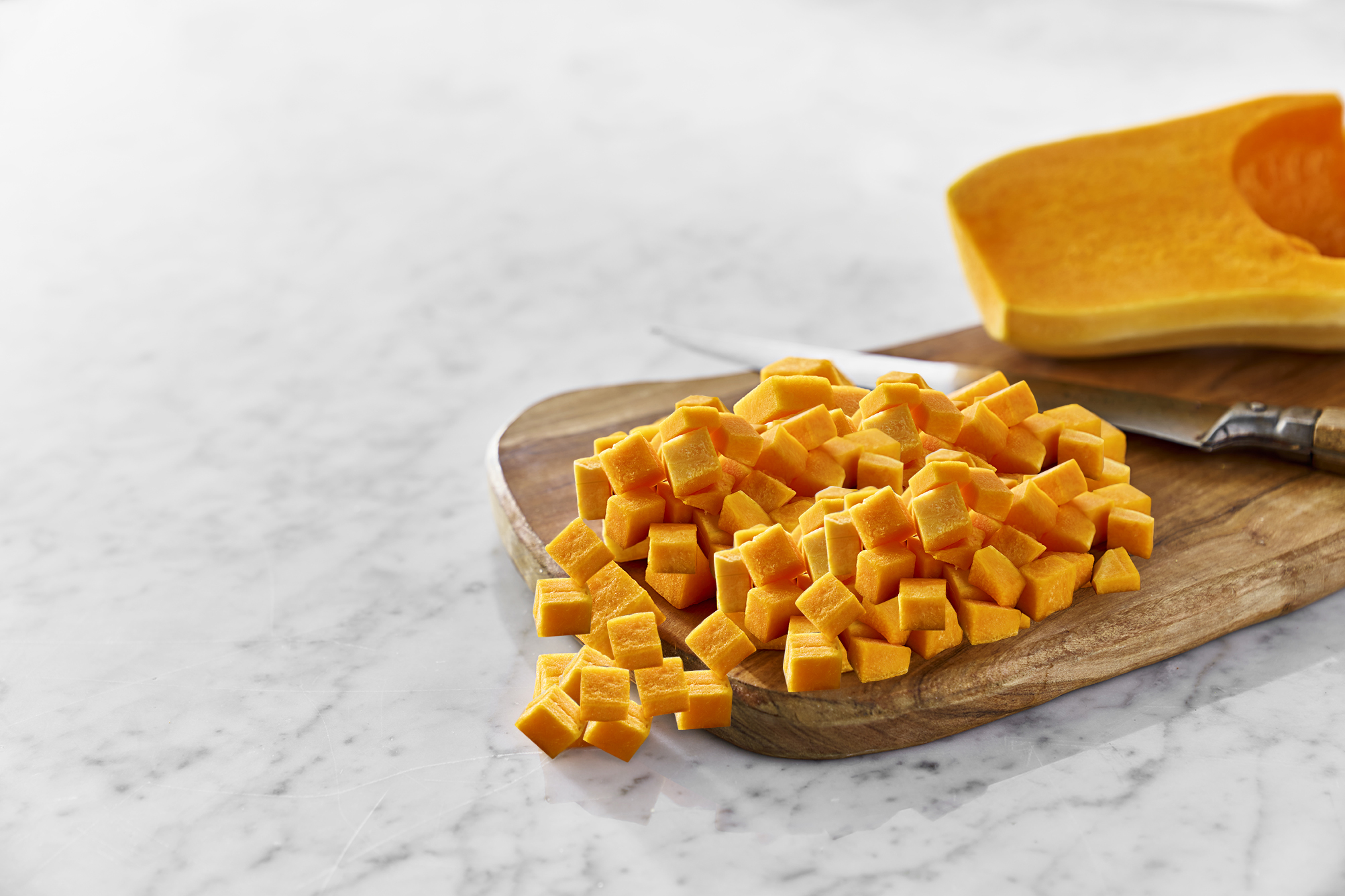 Butternutpumpa Tärnad 10x10mm