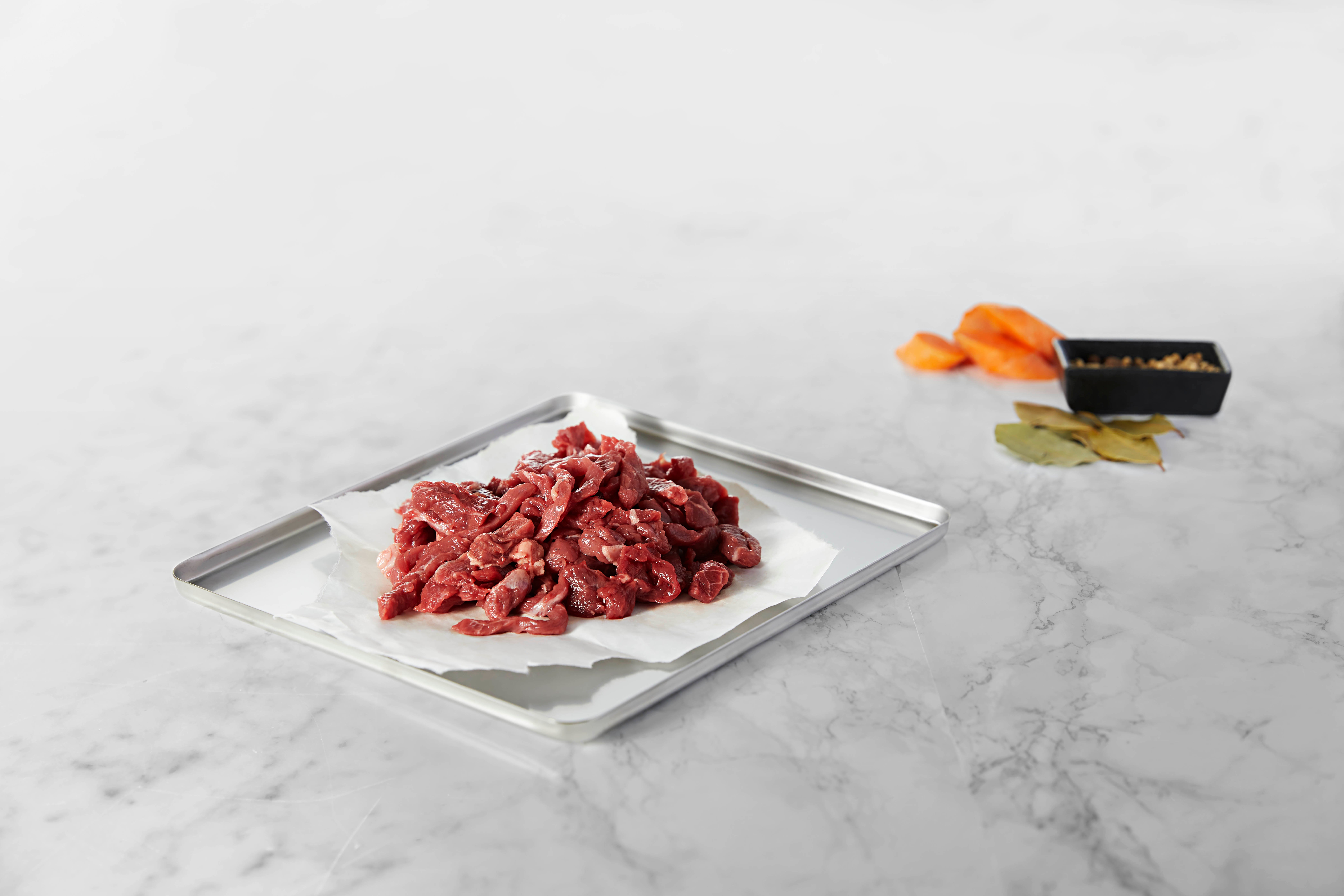 Nötbog Strimlad ca 15mm Sverige