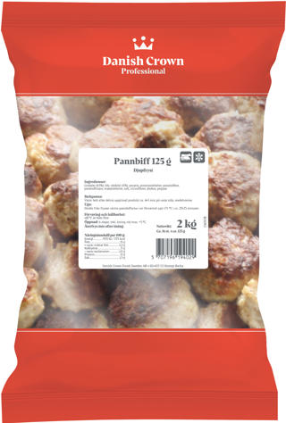 Pannbiff 125g.