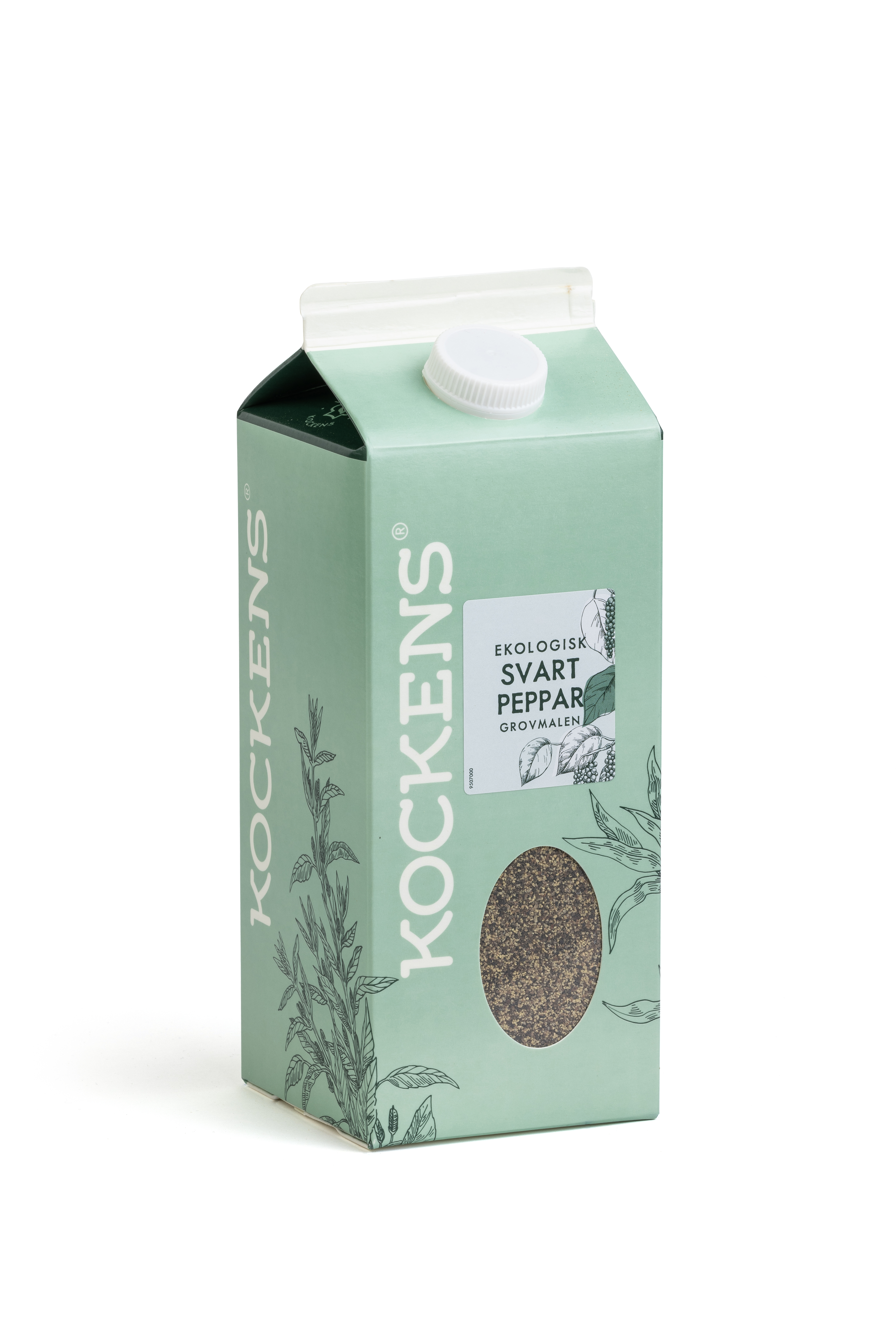 Svartpeppar Grovmalen EKO