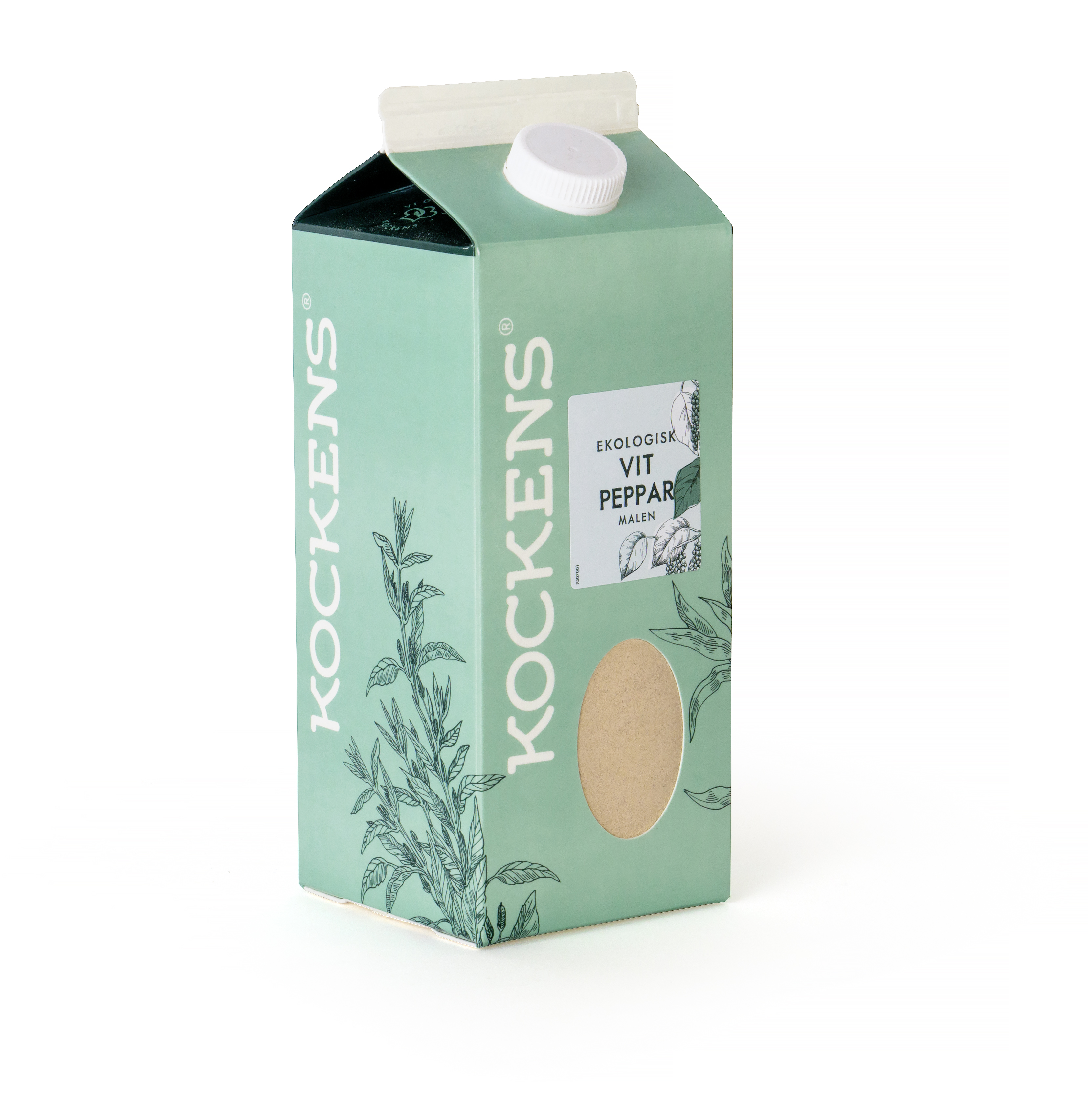 Vitpeppar Malen EKO