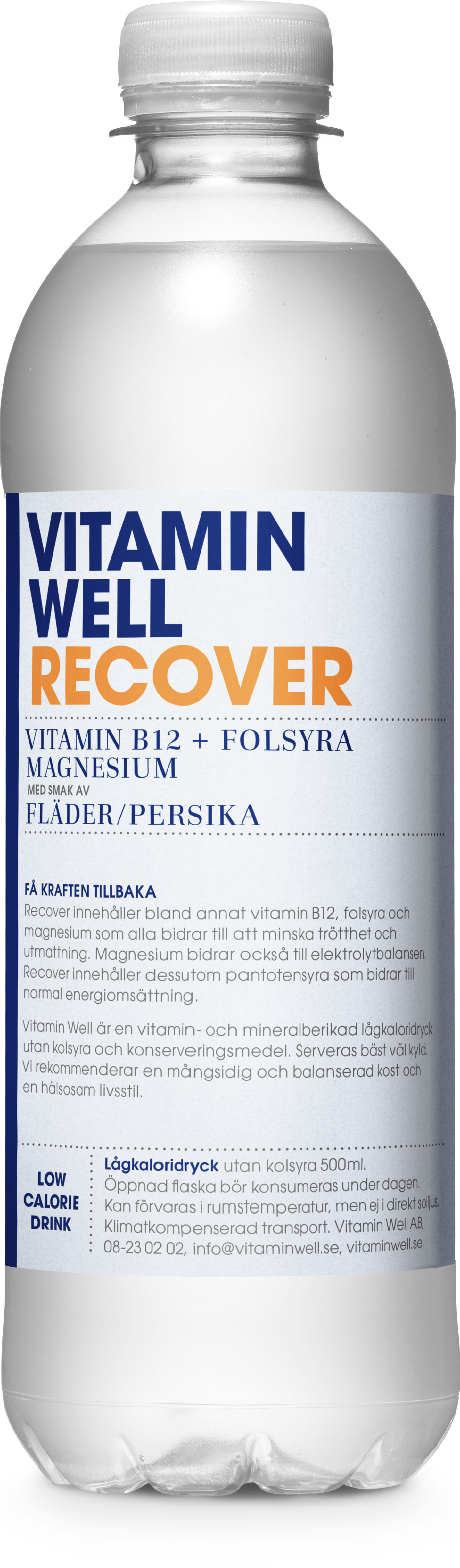 Vitamin Well Recover Fläder Persika PET