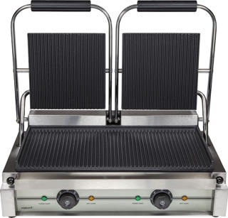 Klämgrill dubbel räfflad