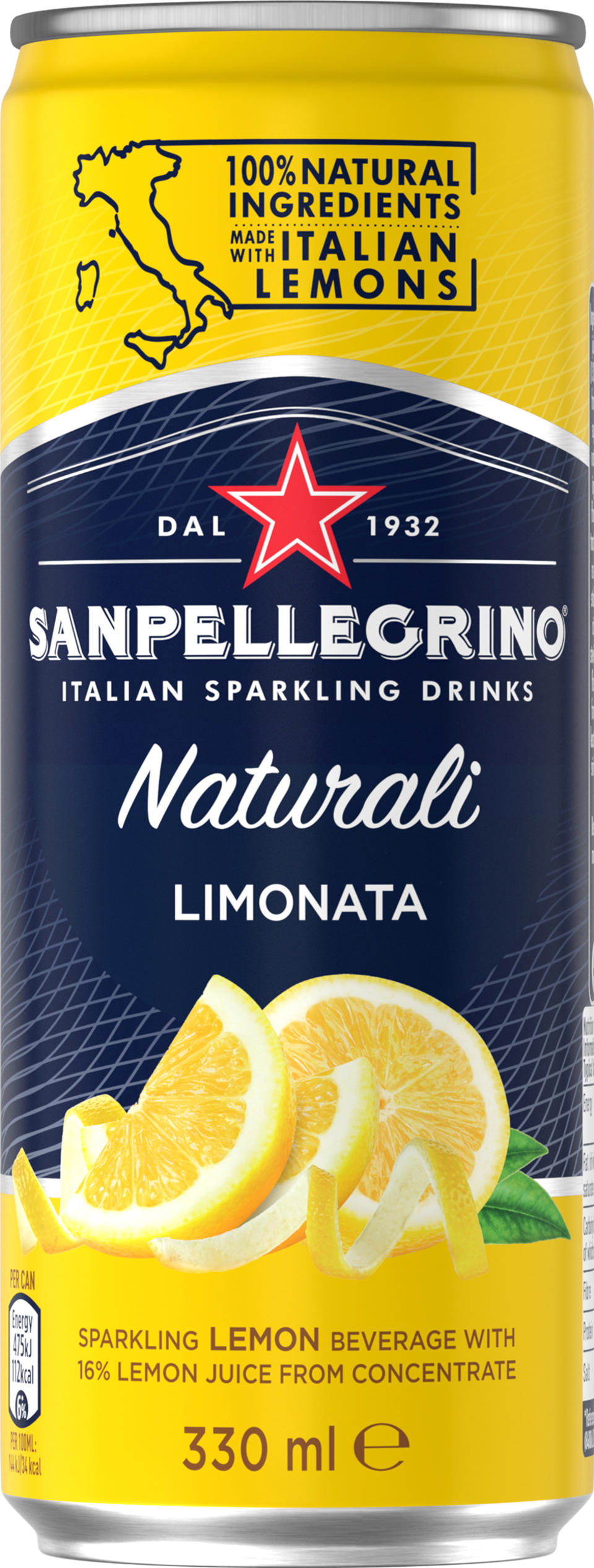 San Pellegrino limonata citron naturali BRK