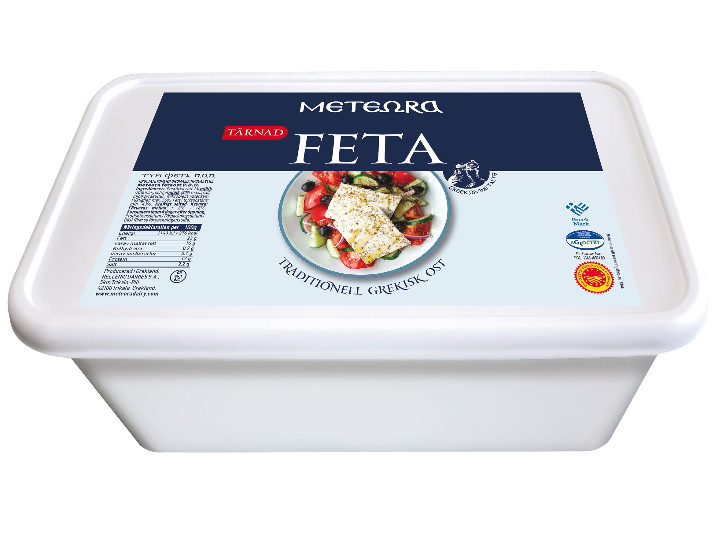 Tärnad Fetaost