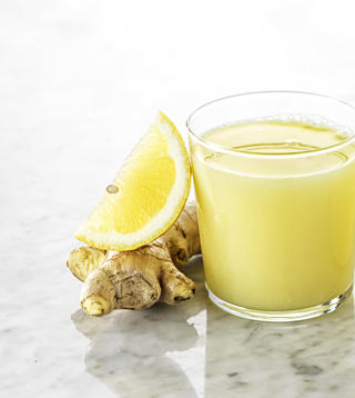 Juice Citron Ingefära Färskpressad