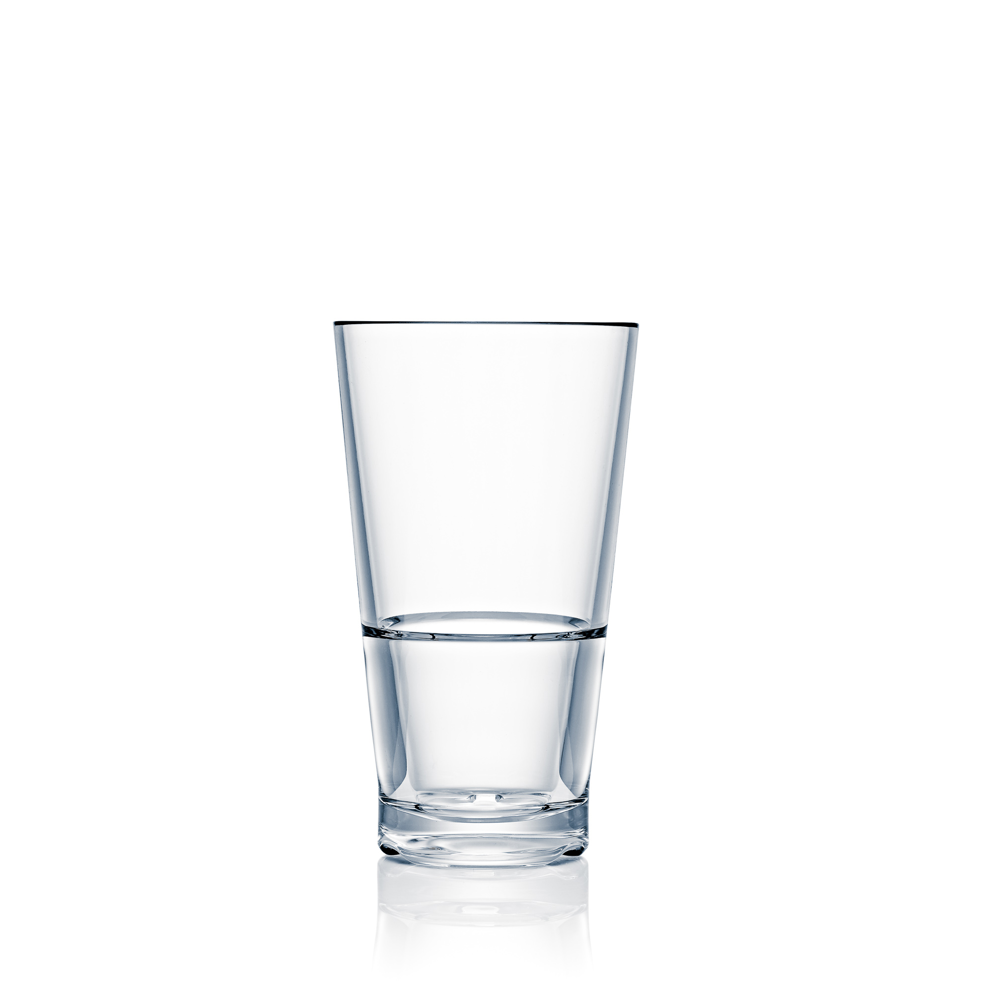 Glas stapelbar polycarbonat 47,3cl