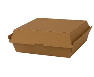 Box Take Away Hel Wellpapp Otryckt
18x16,5x7cm Brun