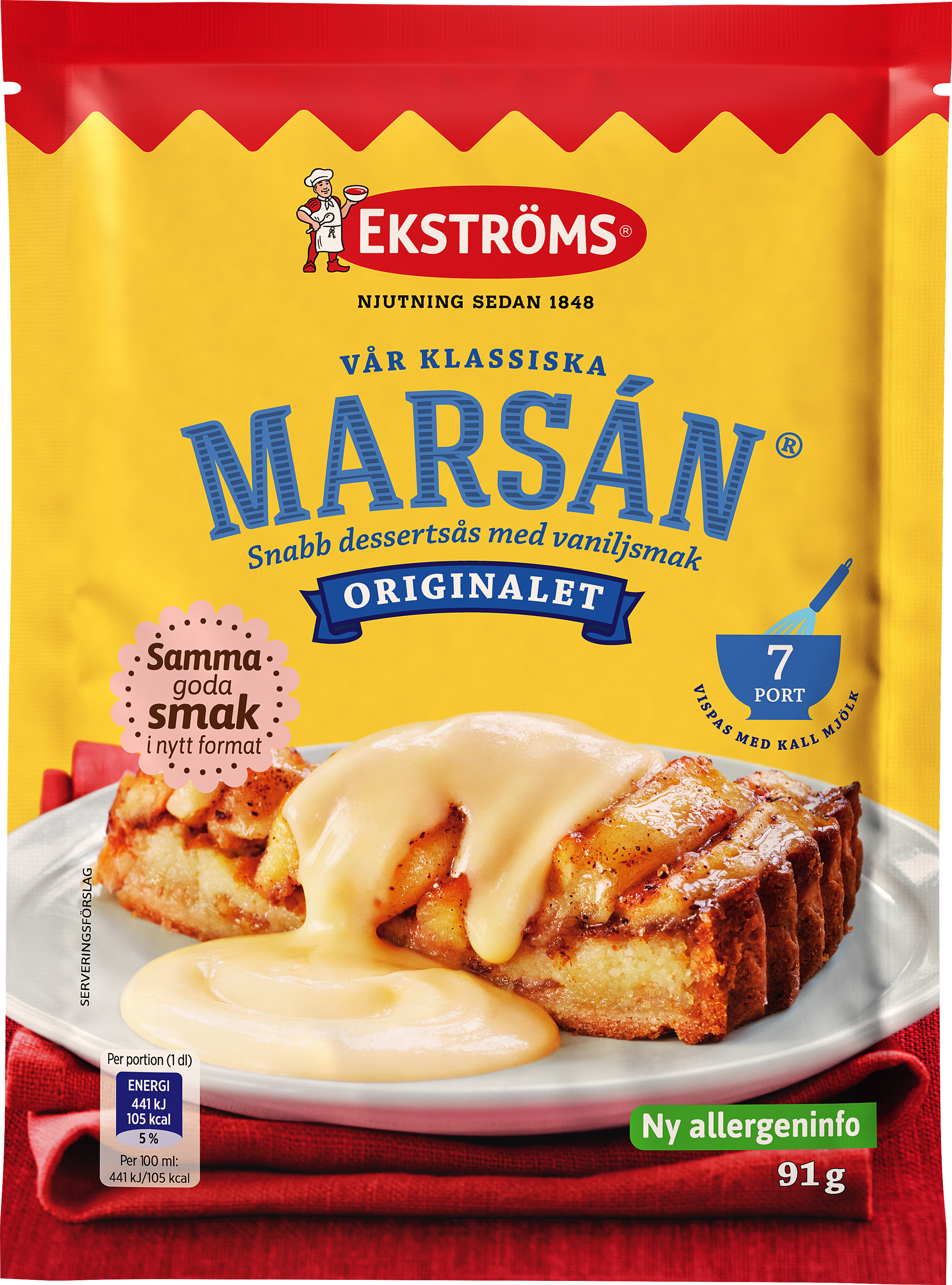 Marsan Snabb Dessertsås med Vanliljsmak