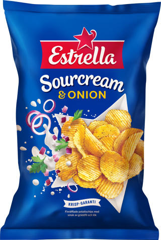 Gräddfil & Lök Chips
