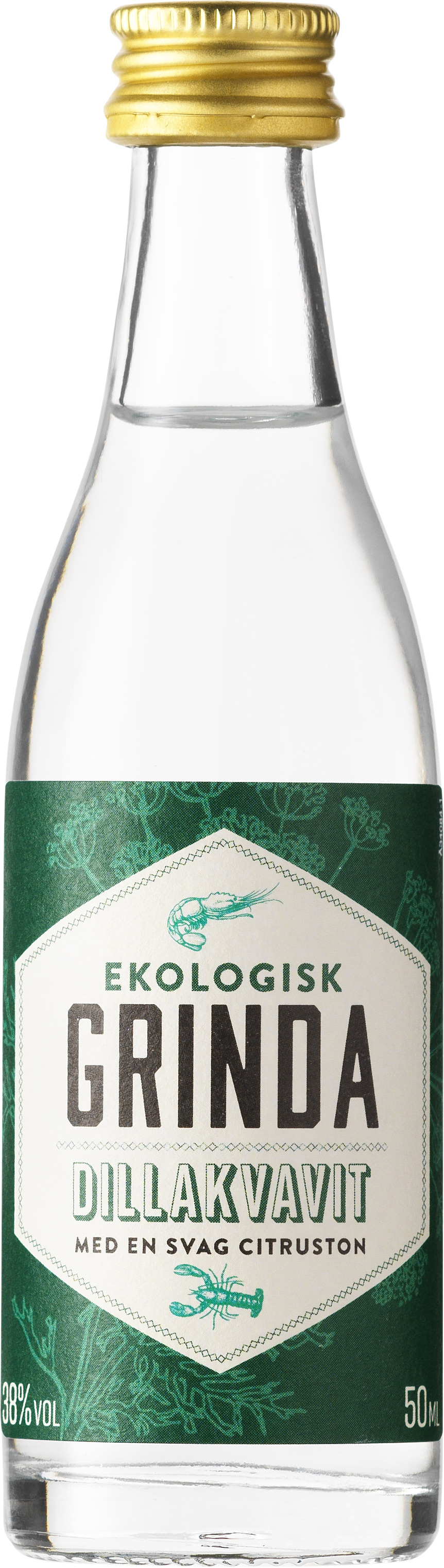 Grinda Dillakvavit 10x5 cl Småflaskor EKO