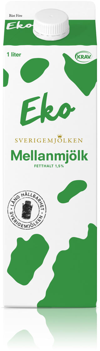 Mellanmjölk 1,5% KRAV, Lång hållbarhet