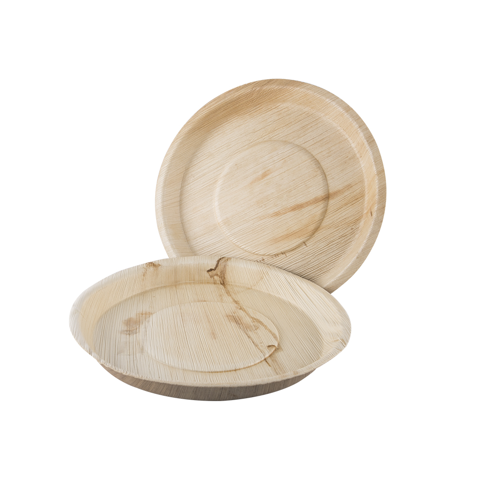 Tallrik palmblad Natur 90mm
