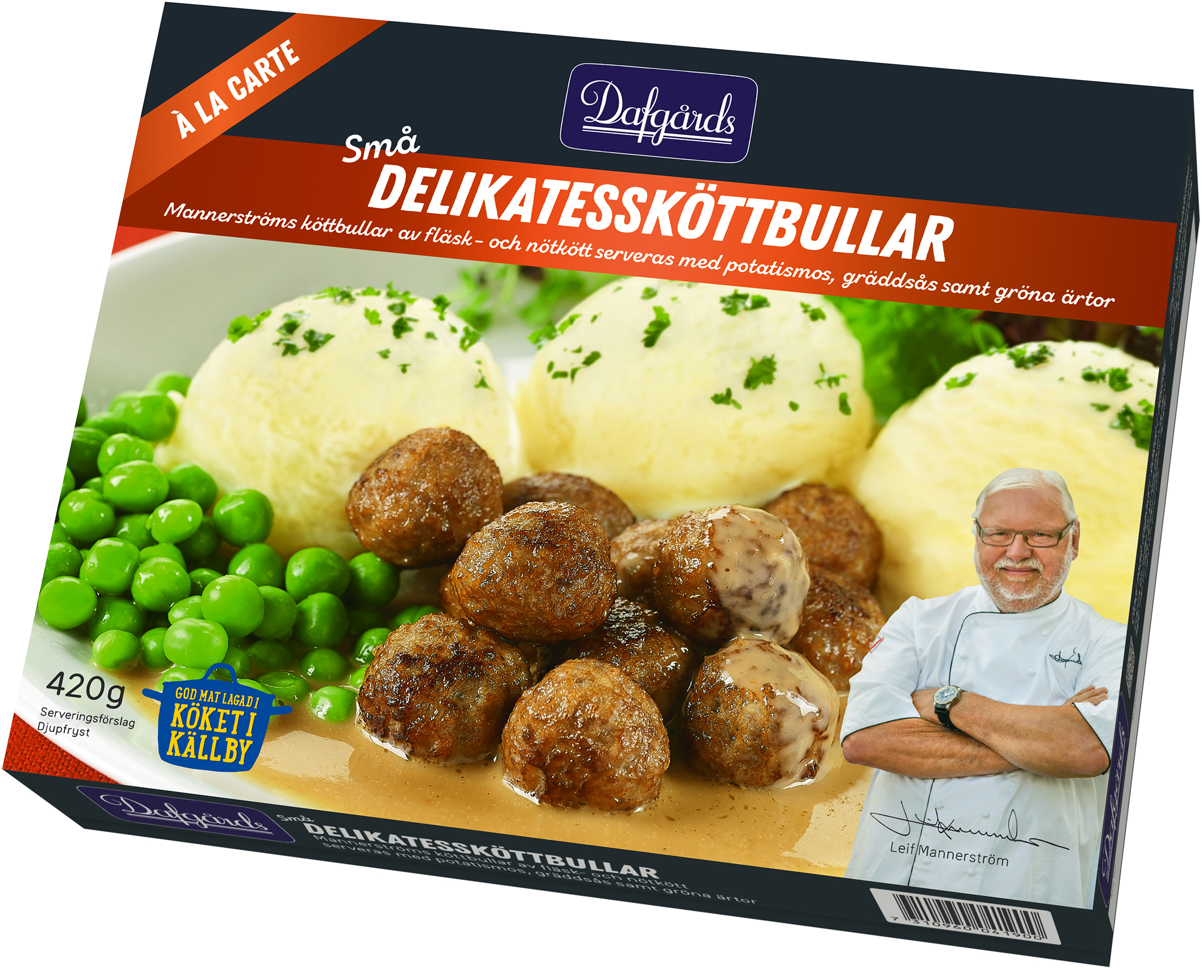 Delikatessköttbullar med Potatismos