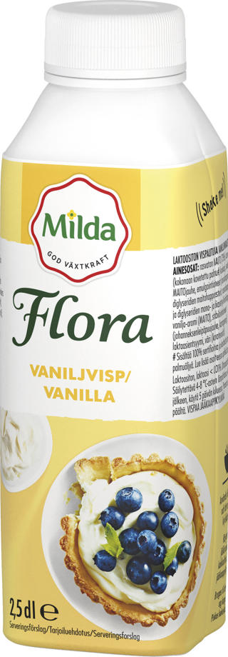 Flora Vaniljvisp Laktosfri