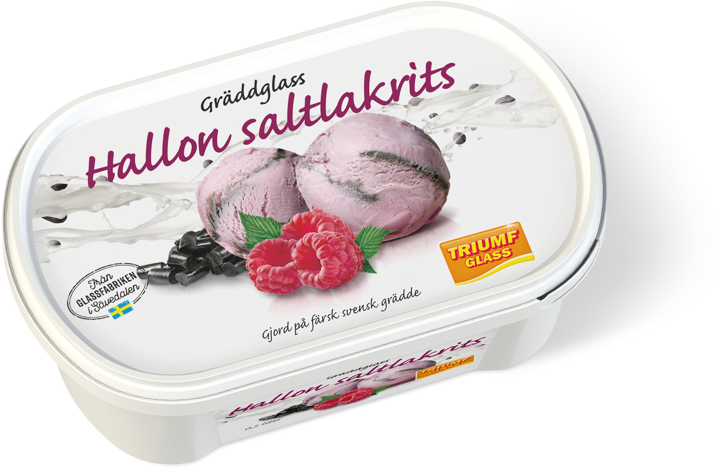 Glass Hallon & Saltlakrits