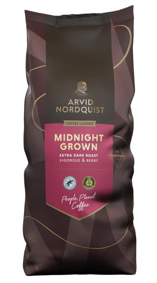 Kaffe Midnight Grown Extra Mörkrost RA