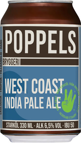 Poppels West Coast IPA BRK EKO