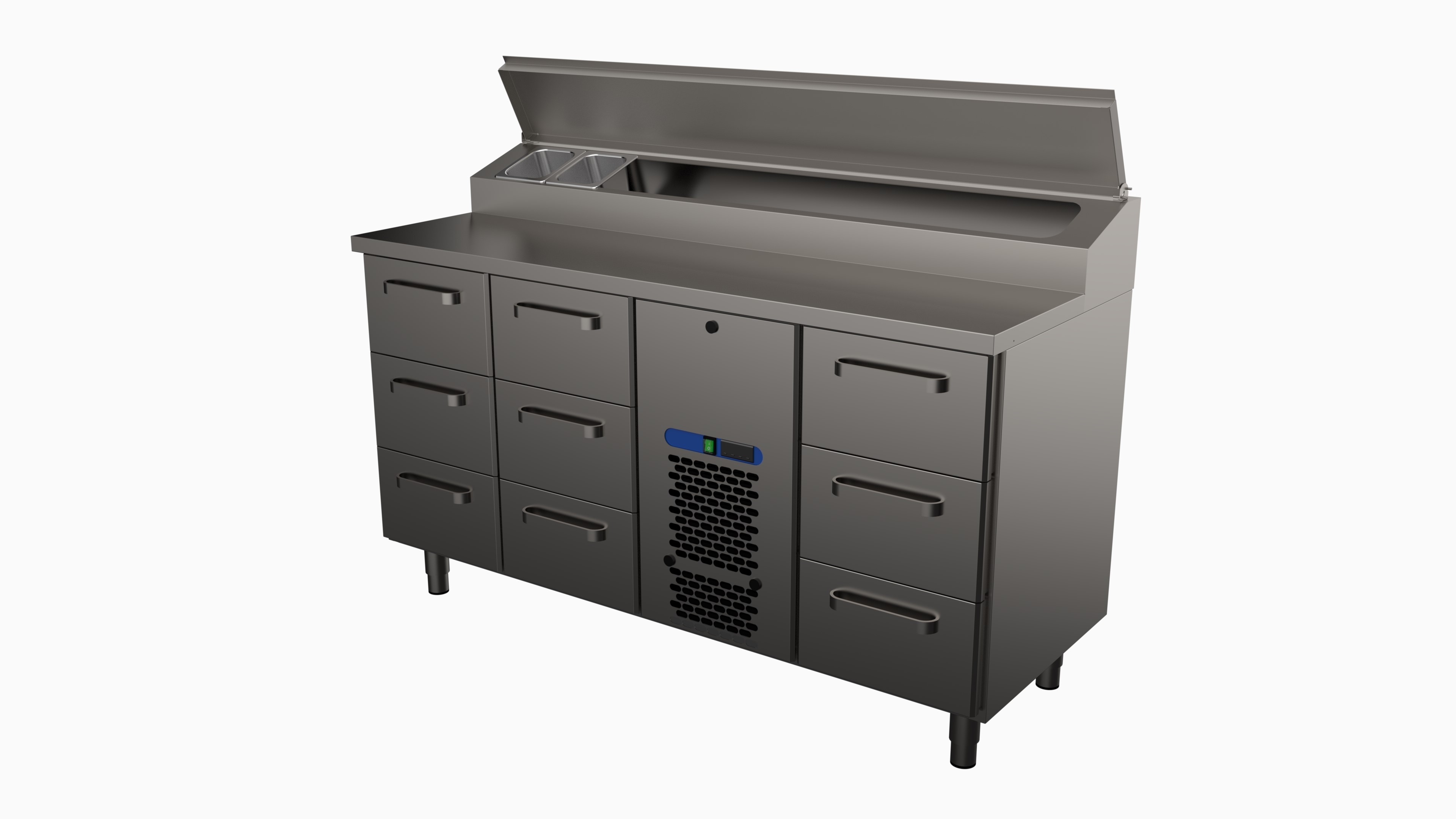 KLE-1609 Kallskänkskylbänk