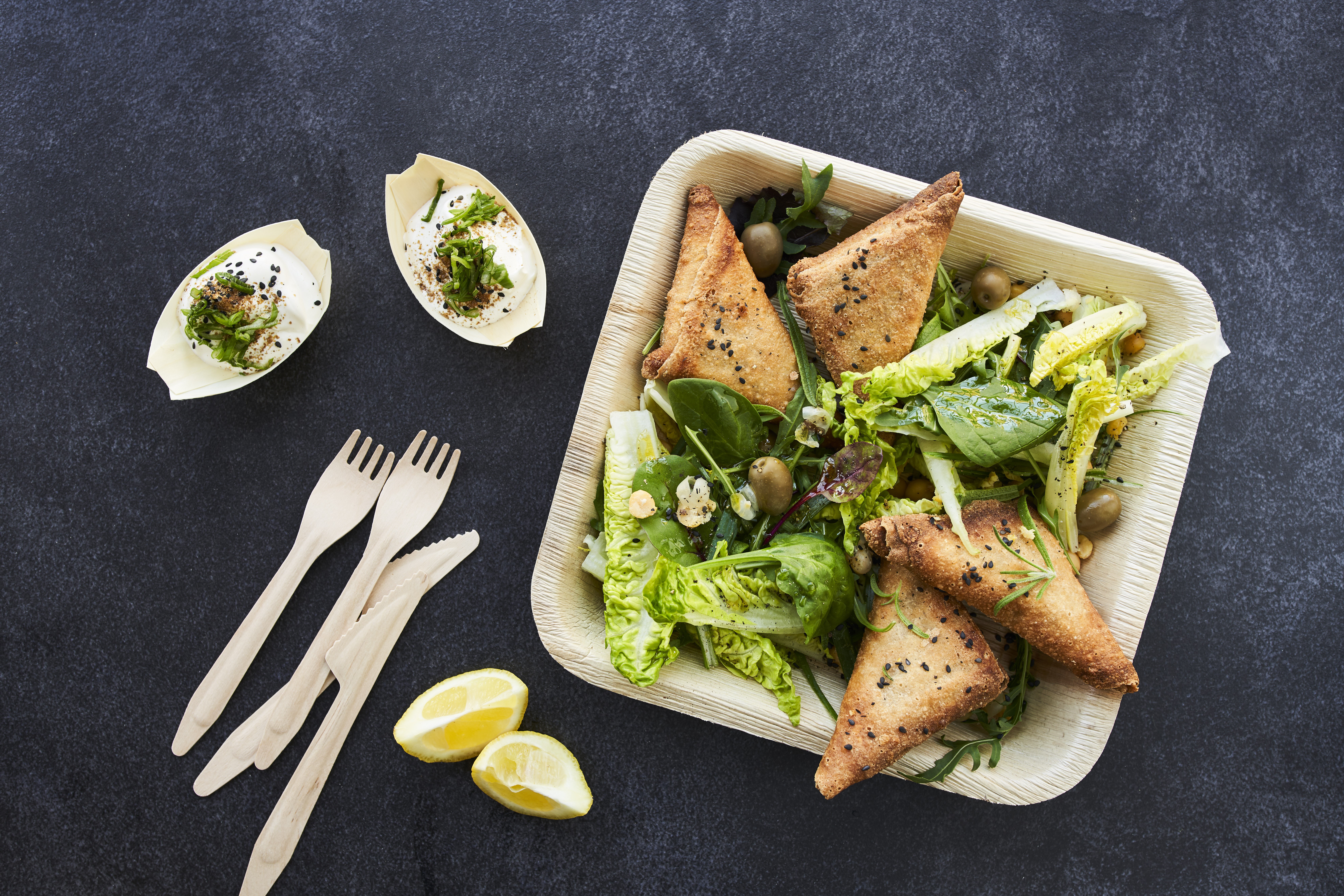 Samosas vegatariska med grönsaker