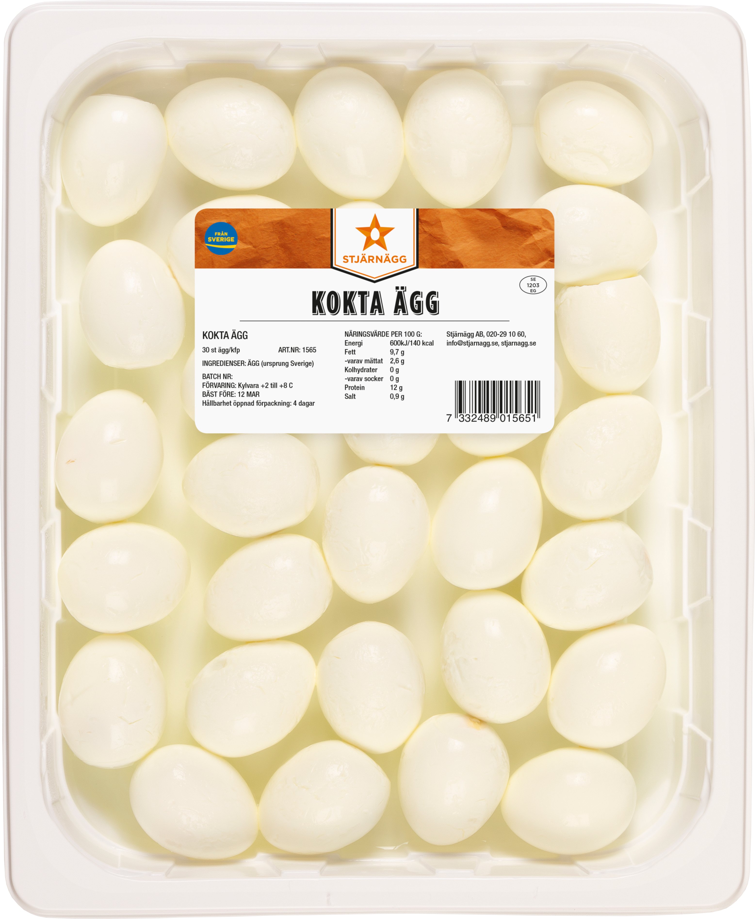 Ägg Kokta & Skalade