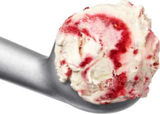 Glass Vanilj & Hallonlyx