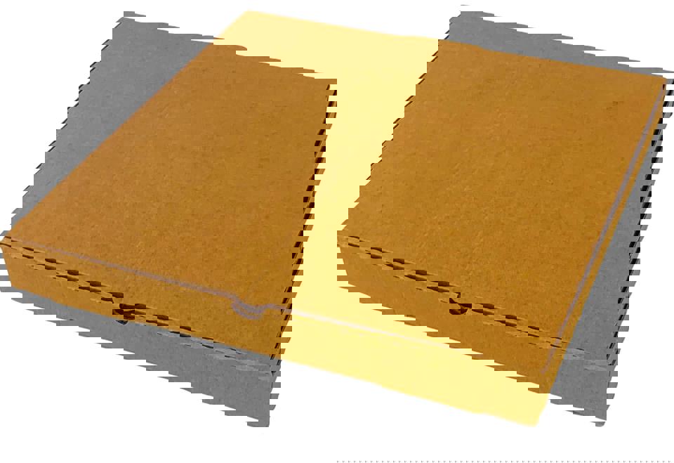 Pizzakartong Wellpapp 30x30x3,5cm brun