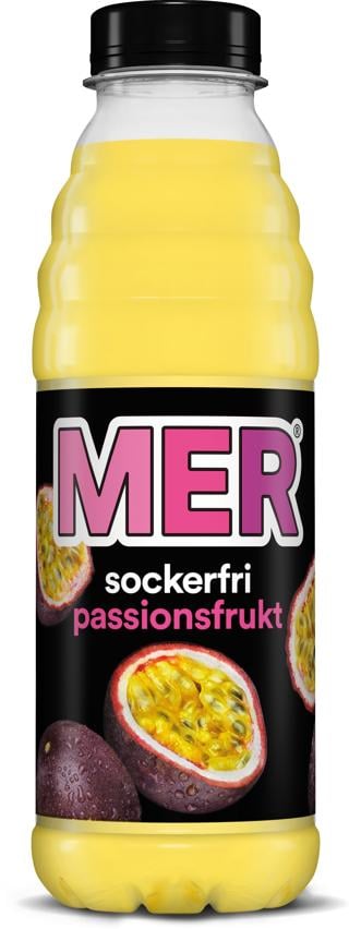 MER Passionsfrukt Sockerfri PET