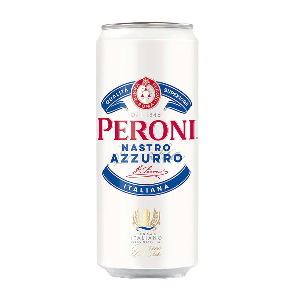 Peroni Nastro Azzurro Ljus Lager BRK