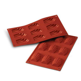 Silikonform SF032 Madeleine Röd GN1/3 30ml
68x45x17mm